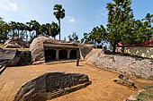 Mamallapuram - Tamil Nadu. Temple dedicated to Shiva, near the Tiger Cave  